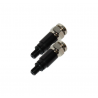 Purgeurs d air de fourche noirs M5 x 0,8, compatibles avec Kayaba SHOWA