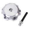 FUEL CAP MX WITH VENT VALVE CR / KX/KXF / RM/RMZ SILVER (FITS 50MM OD THREAD)