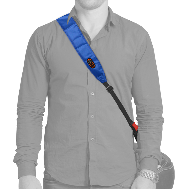 EZ GO HELMET STRAP BLUE FOR MICROMETRIC BUCKLE  EZGOBLE