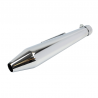 SILENCIEUX UNIVERSEL 48 cm, CÔNE, DÉFLECTEUR FIXE, DIAMÈTRE 38, DIAMÈTRE 45 mm, SUPPORT