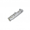 SILENCIEUX UNIVERSEL 30 CM BISEAUTÉ COURT DÉFLECTEUR AMOVIBLE DIAMÈTRE 38 45 MM SUPPORT