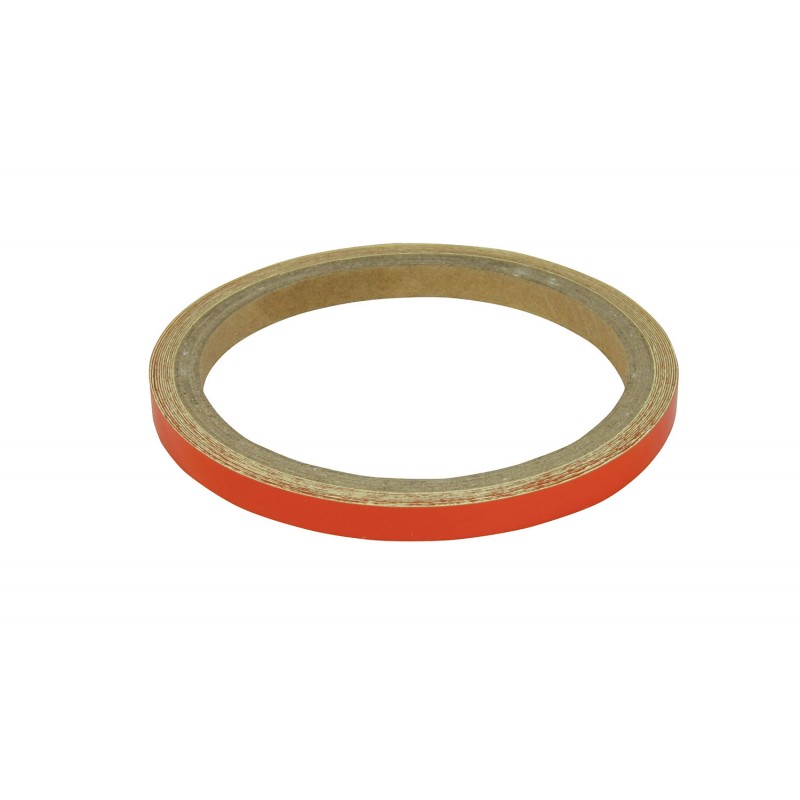 bandes de jantes carrosserie 7 mm orange réfléchissant