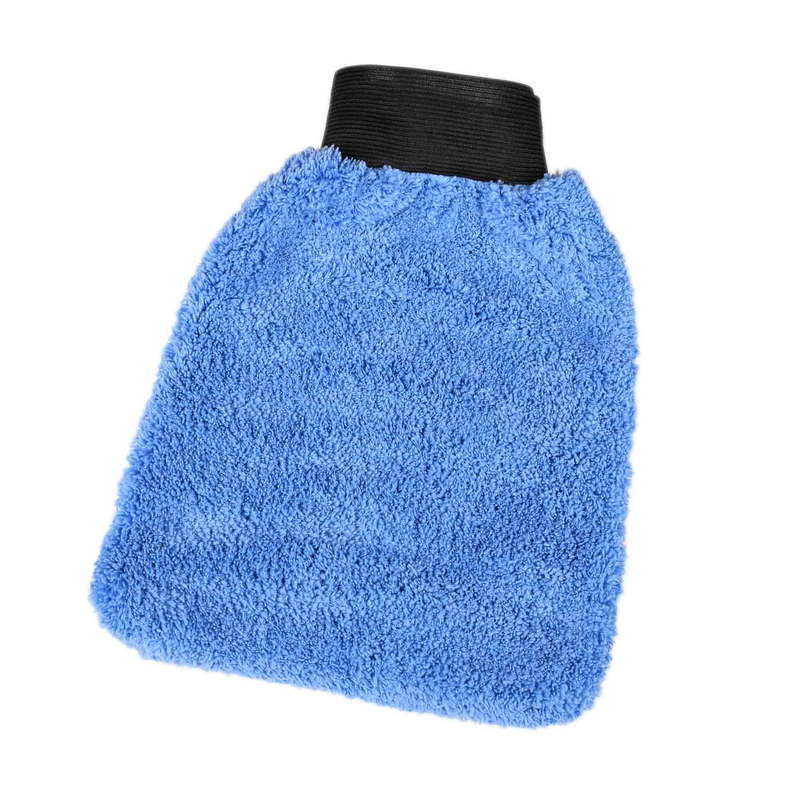 Gant de nettoyage 2 en 1  microfibre et éponge