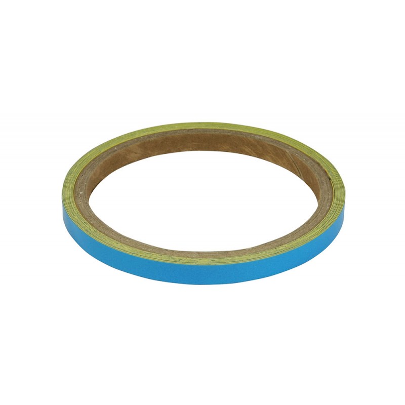 Bandes réfléchissantes bleu clair 7 mm pour roues et carrosserie