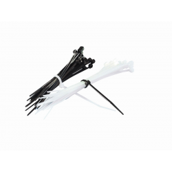 SERRE-CÂBLES 30 CM DE LONG, NOIRS, 50 PIÈCES