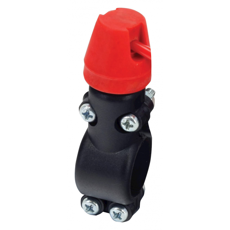 STOP SWITCH UNIVERSAL KILL SWITCH (46011 - BLACK) WITH TETHER - CIRCUIT COMPLETES WHEN TETHER REMOVE