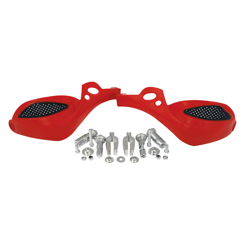 RALLY BRUSH GUARDS VENTED RED