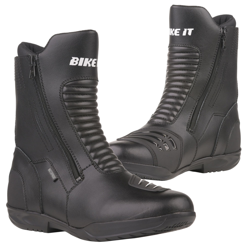 Bottines de moto étanche BikeIt Preto, Taille: 46