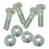 BOULONS/ÉCROUS DE ROTOR HONDA ARRIÈRE M6x19mm   4pcs   ACIER 10.9   85-76501