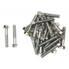 FLANGE HEAD BOLTS M6x35 25PCS CARBON STEEL L35 406