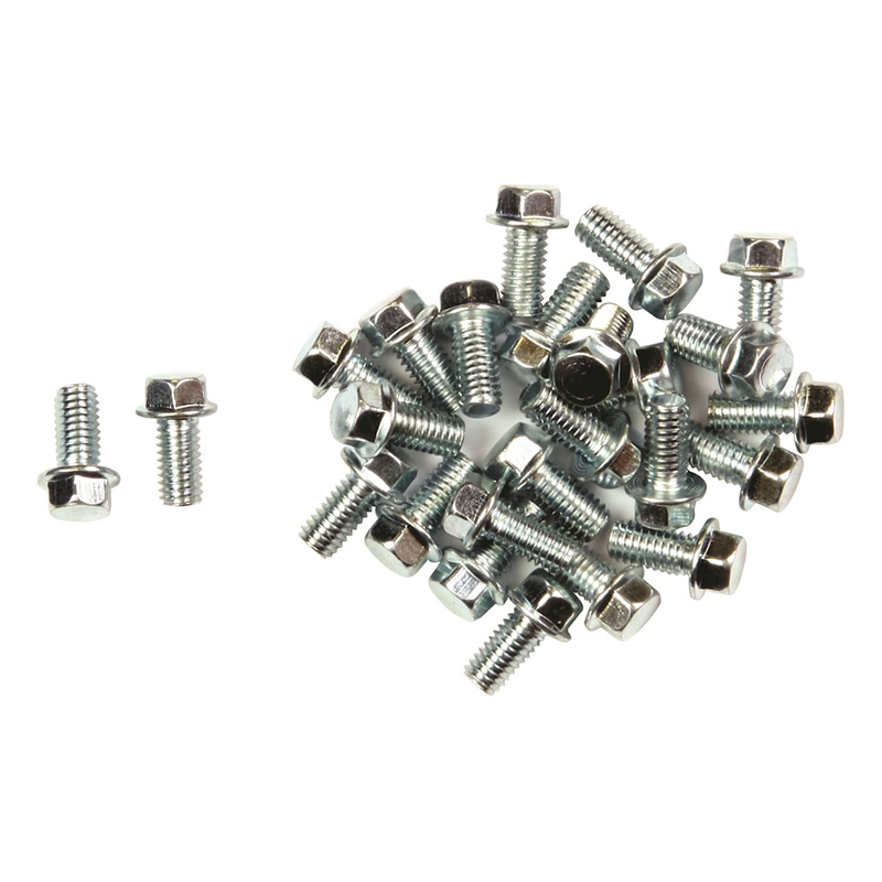 FLANGE HEAD BOLTS M6x16 25PCS CARBON STEEL L35 402