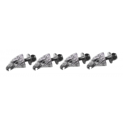 CHROME EAGLE DESIGN BOLTS 4 PC