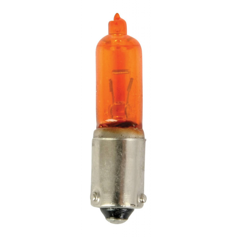 Lot de 10 ampoules orange 12V 21W  BAY9S T8.5