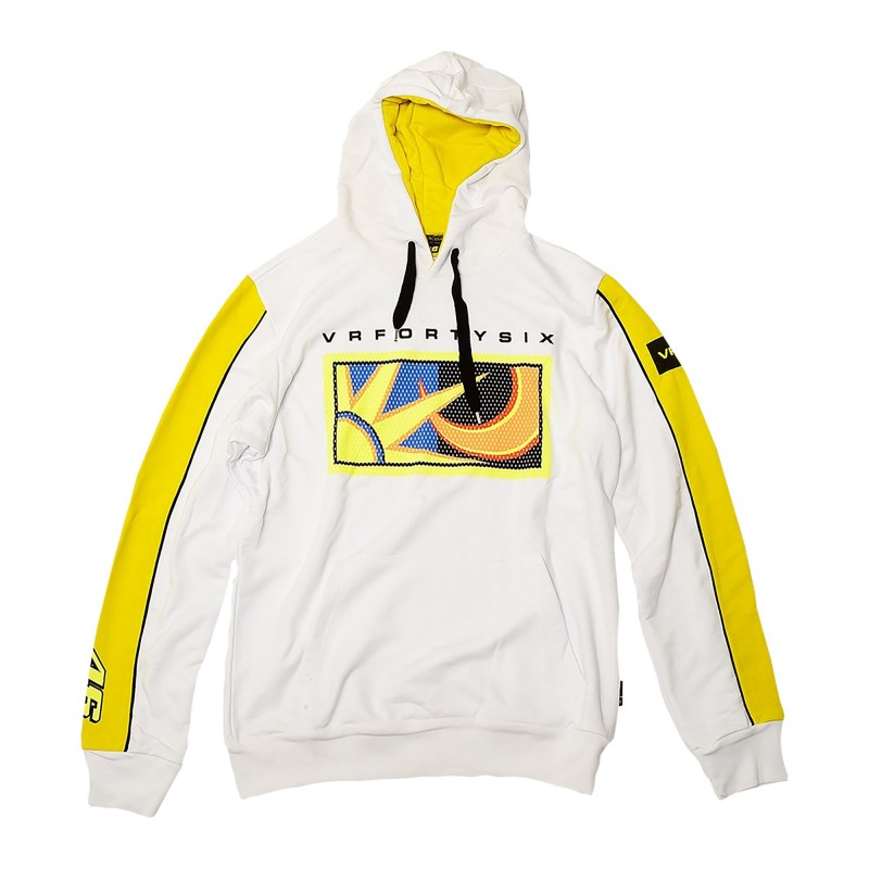 Sweat à capuche zippé en polaire pour femme ROSSI 46 BLANC M