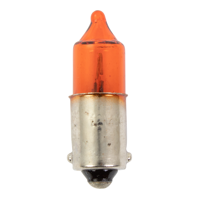 Pack de 10 ampoules orange 12V 23W T10mm BA9S HS61