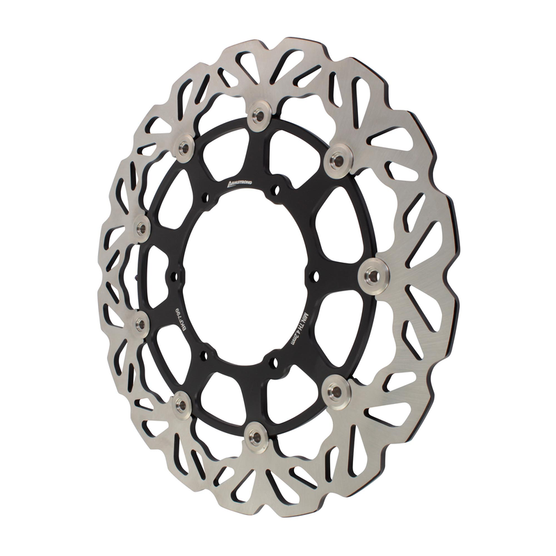 ARMSTRONG FRONT FLOATING BRAKE DISC STREET WAVY 1PC  EQUIV MD865