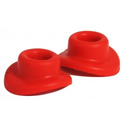 RUBBER VALVE SEALS RED (PAIR)