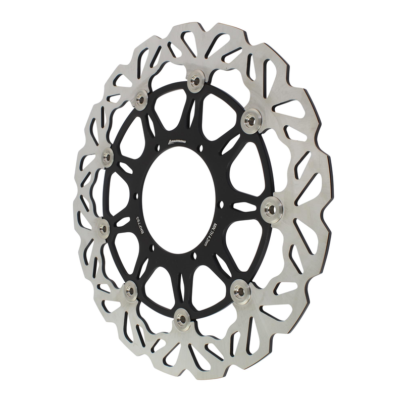 ARMSTRONG FRONT FLOATING BRAKE DISC STREET WAVY 1PC APRILIA RS4 125 4t 300mm EQUIV MD685LS