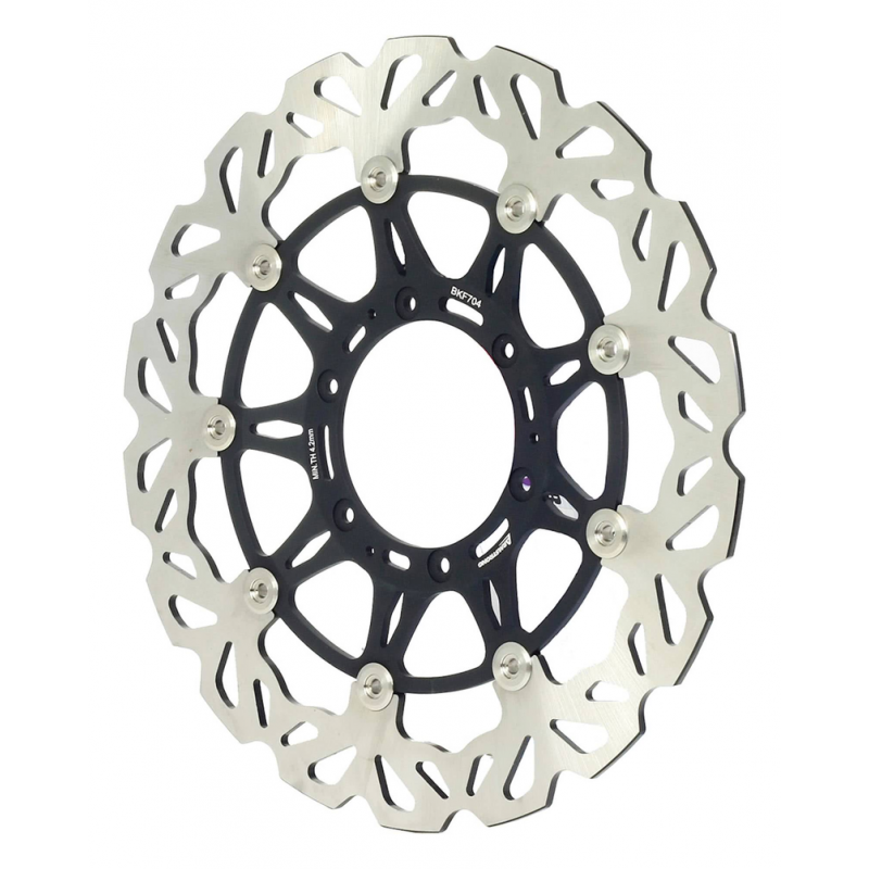 ARMSTRONG FRONT FLOATING BRAKE DISC STREET WAVY 1PC  EQUIV MD1187