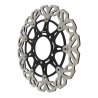 ARMSTRONG FRONT FLOATING BRAKE DISC STREET WAVY 1PC ZX6R 05-07 ZX10R 04-07 Z1000 07 EQUIV MD4152