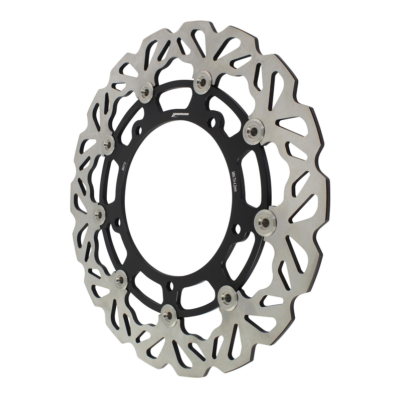 ARMSTRONG FRONT FLOATING BRAKE DISC STREET WAVY 1PC R6 03-04 FZ6 04-07