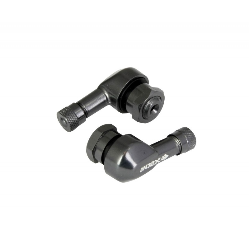 Valve coudée en aluminium 11.3mm gun métal