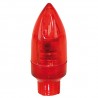 Paire Bouchons de valves ROCKET avec led ROUGE