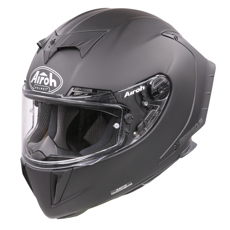 AIROH HELMET GP550S FULL FACE - COLOR BLACK MATT GP5511  - S - [ACU GOLD]