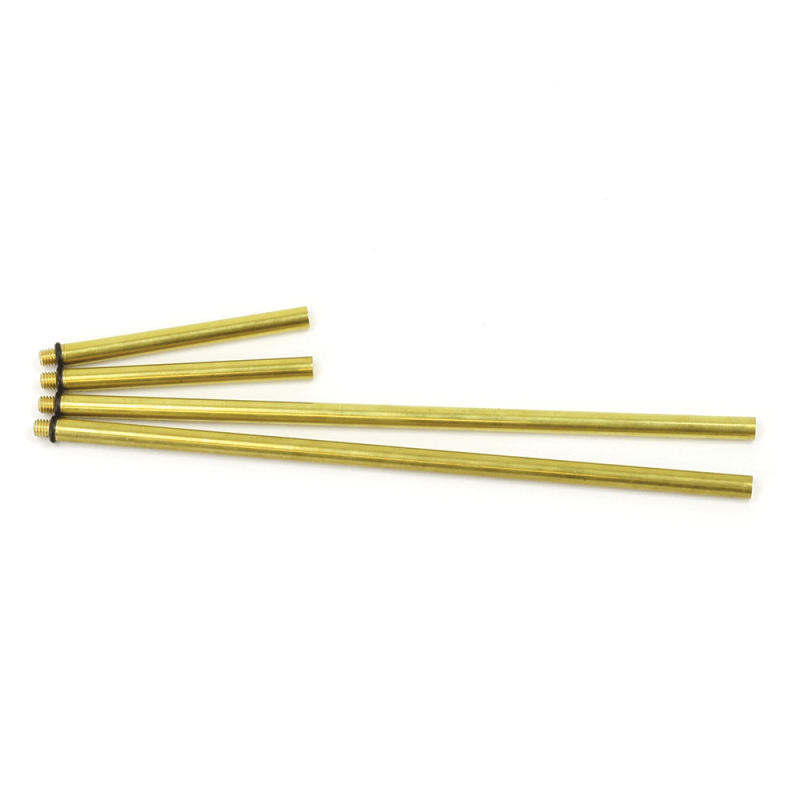 TUBES DE RECHANGE EN LAITON POUR VIDE-MÂLE 2 x petits, 2 x grands