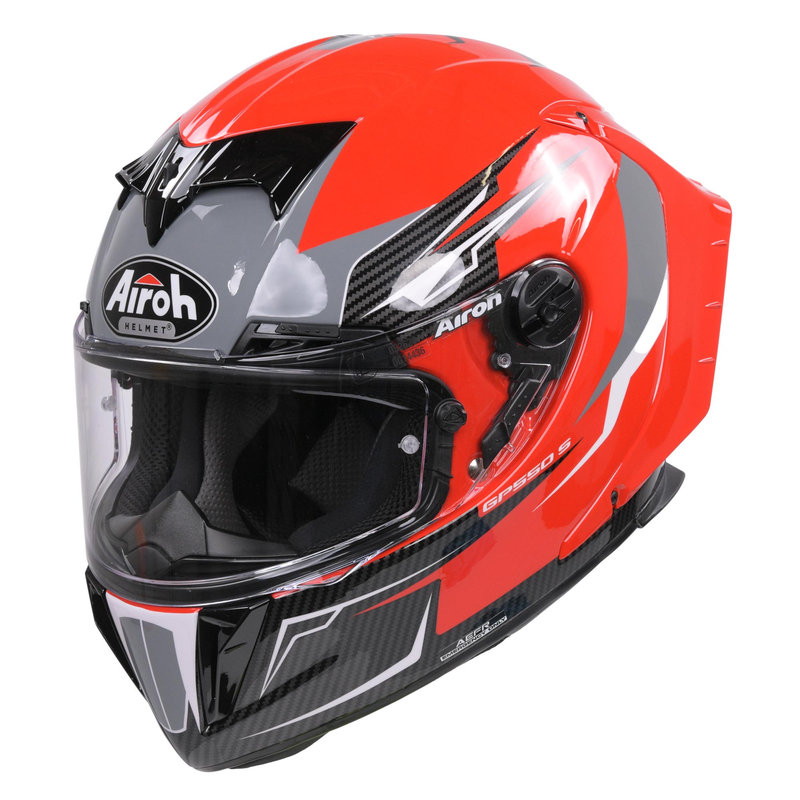 AIROH HELMET GP550S FULL FACE - VENOM RED GLOSS GP55V55  - XL - [ACU GOLD]