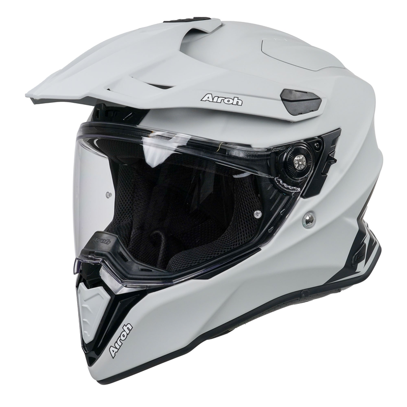 AIROH HELMET COMMANDER - COLOR CONCRETE GREY MATT CM81 - XL - [ACU GOLD]