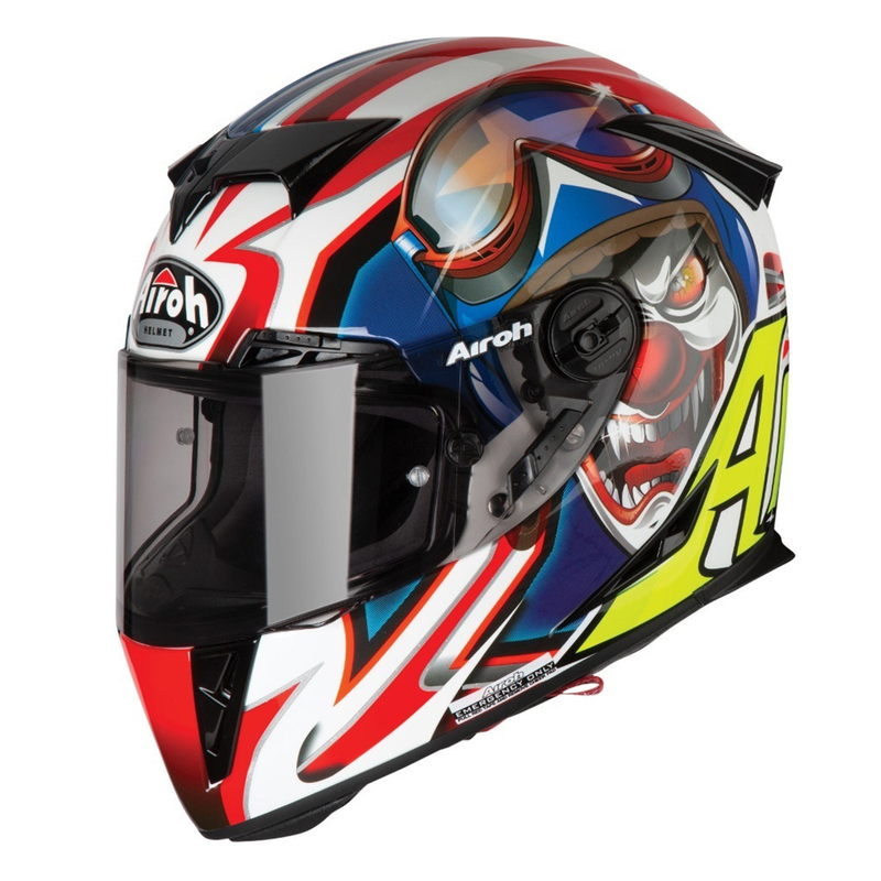 AIROH HELMET GP500 FULL FACE - FLYER GLOSS GP5FL38 - L -  [ACU GOLD]