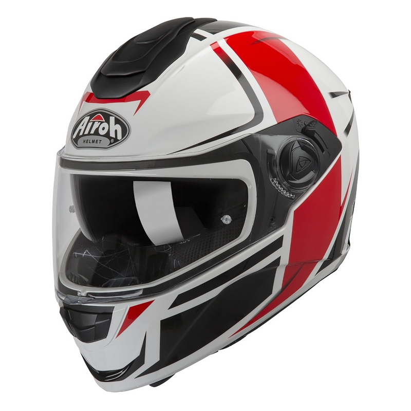 AIROH HELMET ST301 FULL FACE - WONDER RED GLOSS ST3WO55  - XS [ACU GOLD]