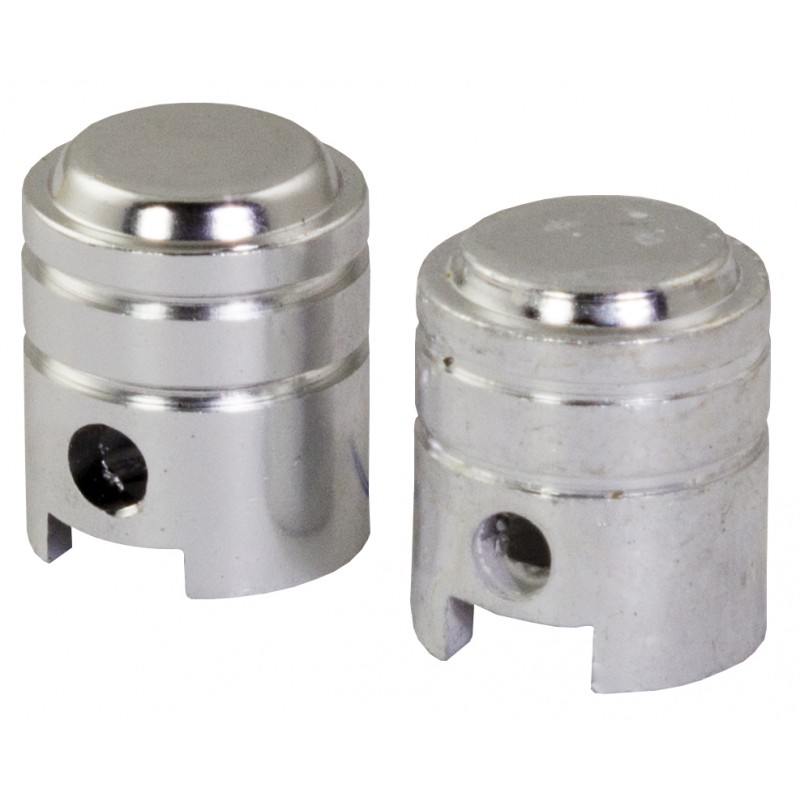 BOUCHONS DE VALVE PETIT PISTON CHROMÉS