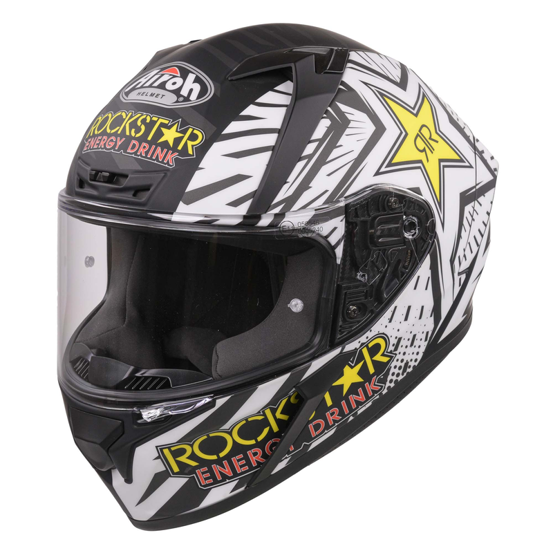 AIROH HELMET VALOR FULL FACE -  ROCKSTAR VARK35 - XS -  [ACU GOLD]