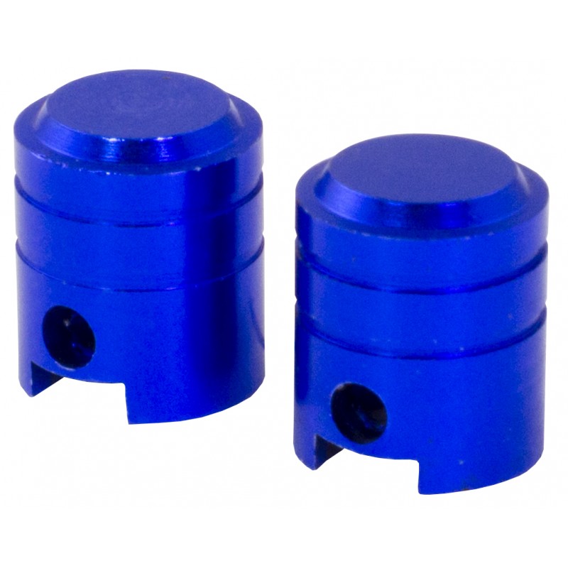 BOUCHONS DE VALVE PETIT PISTON BLEUES