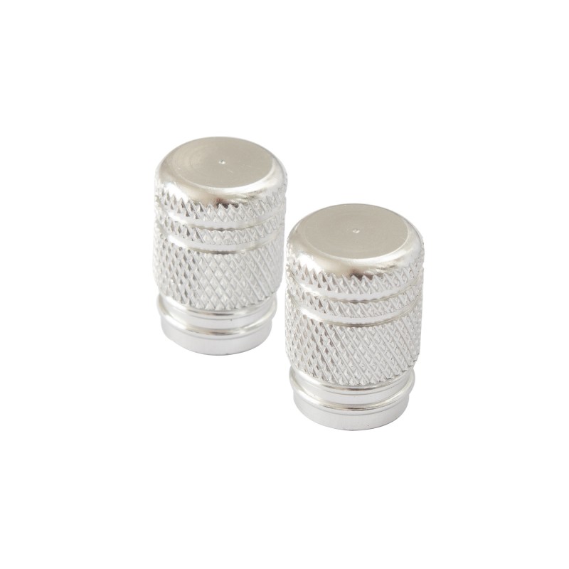 BOUCHONS DE VALVE RONDS CHROMÉS