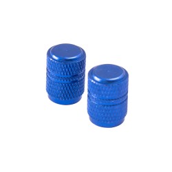 BOUCHONS DE VALVE RONDS BLEUES