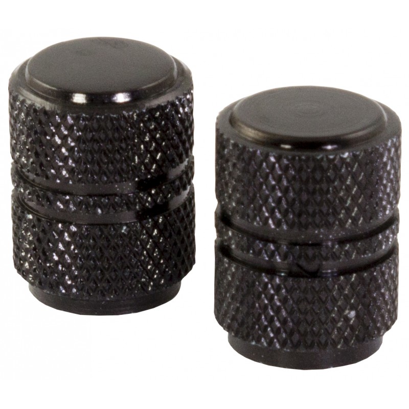 BOUCHONS DE VALVE RONDS NOIRS