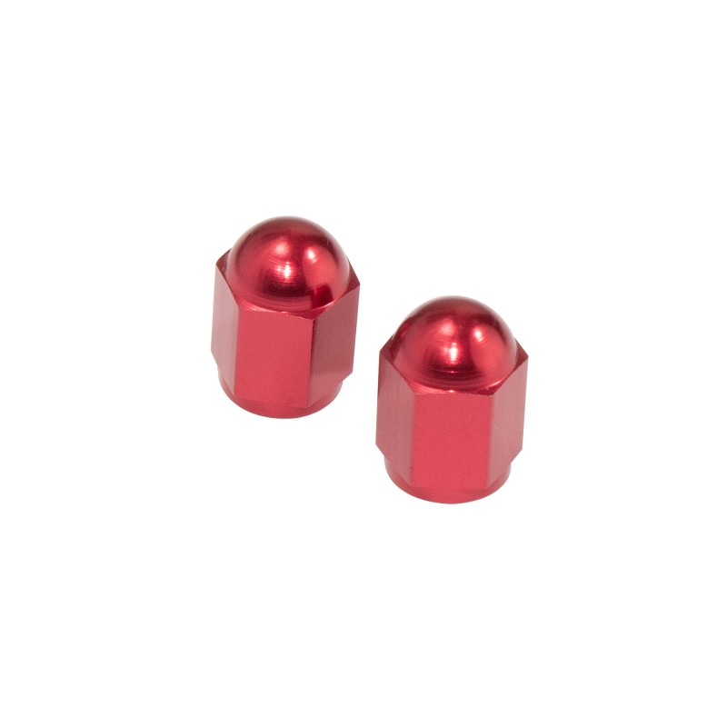 BOUCHONS DE VALVE HEXAGONAUX ROUGES