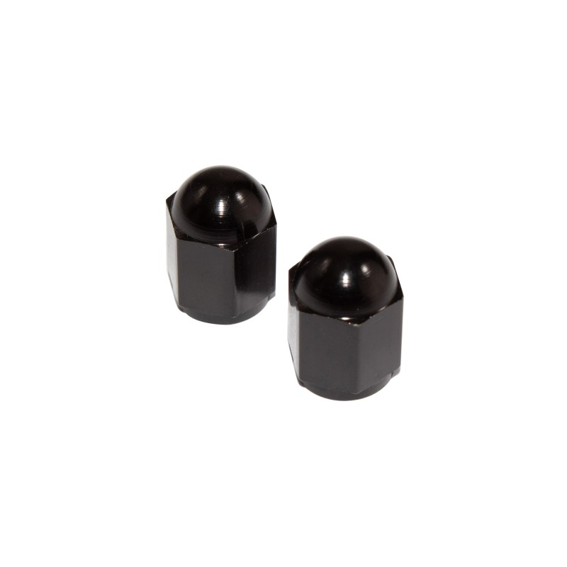 Bouchons de valve hexagonaux noirs