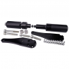 Protection BIKETEK pour Kawasaki ZX10R 06 07, noire, sans découpe requise