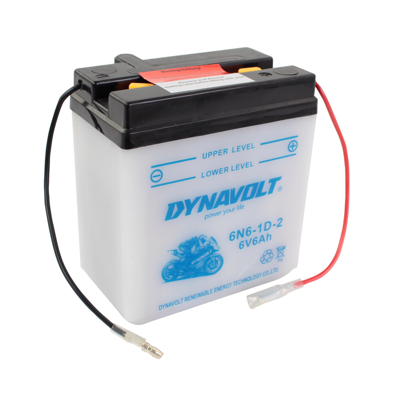 BATTERIE CONVENTIONNELLE DYNAVOLT 6N61D2  AVEC BLOC D ALIMENTATION   6N61B 6N61C   DA 6N6 1D 2