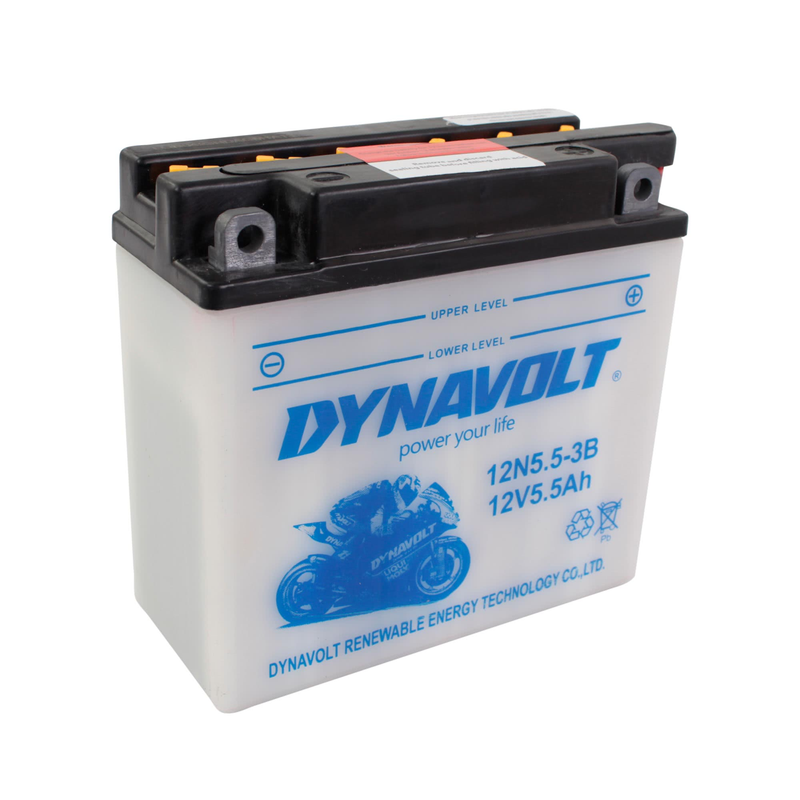 BATTERIE CONVENTIONNELLE LP BRAND/DYNAVOLT   EU   12N5.5-3B   AVEC BLOC D'ACIDE