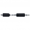 PROTÈGE CHUTE BIKETEK HONDA VTR1000 SP1  RC51  00 01 NOIR COUPE REQUISE
