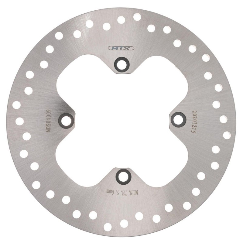 DISQUE DE FREIN MTX ROUTE 255 mm ARRIÈRE ROND PLEIN TRIUMPH  MD663  BKR890  MTX