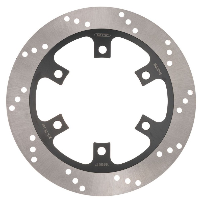 DISQUE DE FREIN MTX ROUTE 255 mm ARRIÈRE ROND PLEIN TRIUMPH  MD641  BK  MTX