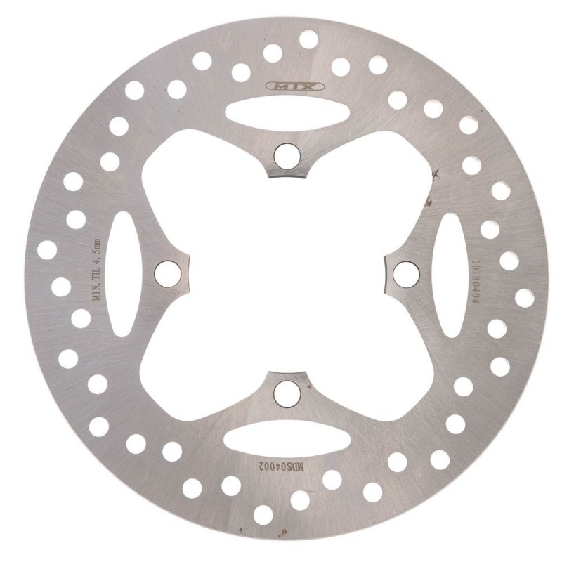 Disque de frein MTX 220 mm, arrière, plein, rond, Triumph  MD851  BK  MTX
