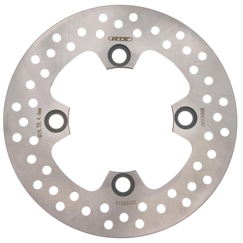 Disque de frein MTX 212 mm, avant, quad, plein, rond, Kawasaki  MD6398  BK  MTX