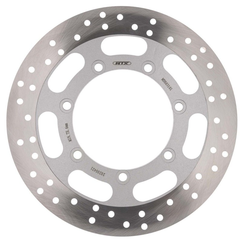 Disque de frein MTX 300 mm, arrière, plein, rond, Kawasaki  MD4146  BK  MDS03065 , intérieur argenté